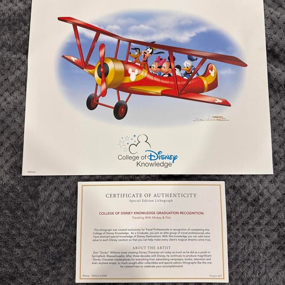 Disney Red and White Prints